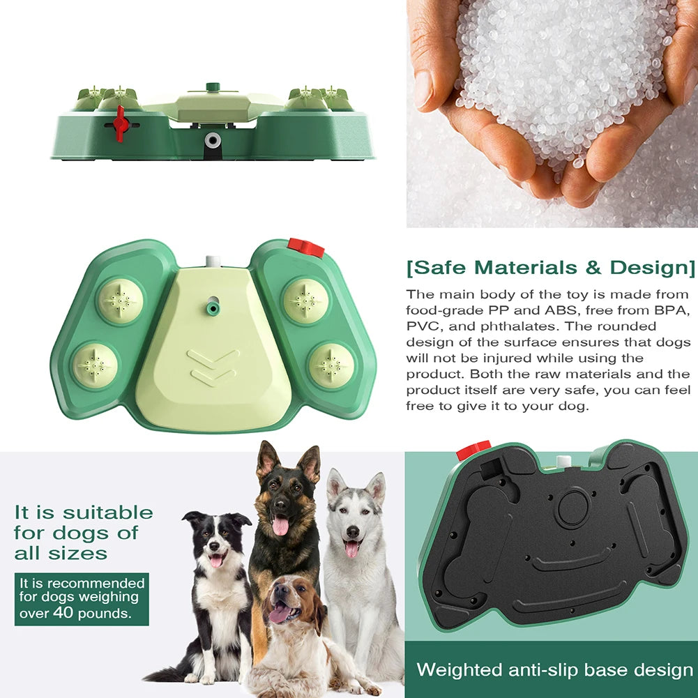 Dog Sprinkler Dog Water Fountain Adjustable Angle & Speed Dog Water Dispenser Toy BPA Free Pet Water Toy for Play and Drinking dog toy
