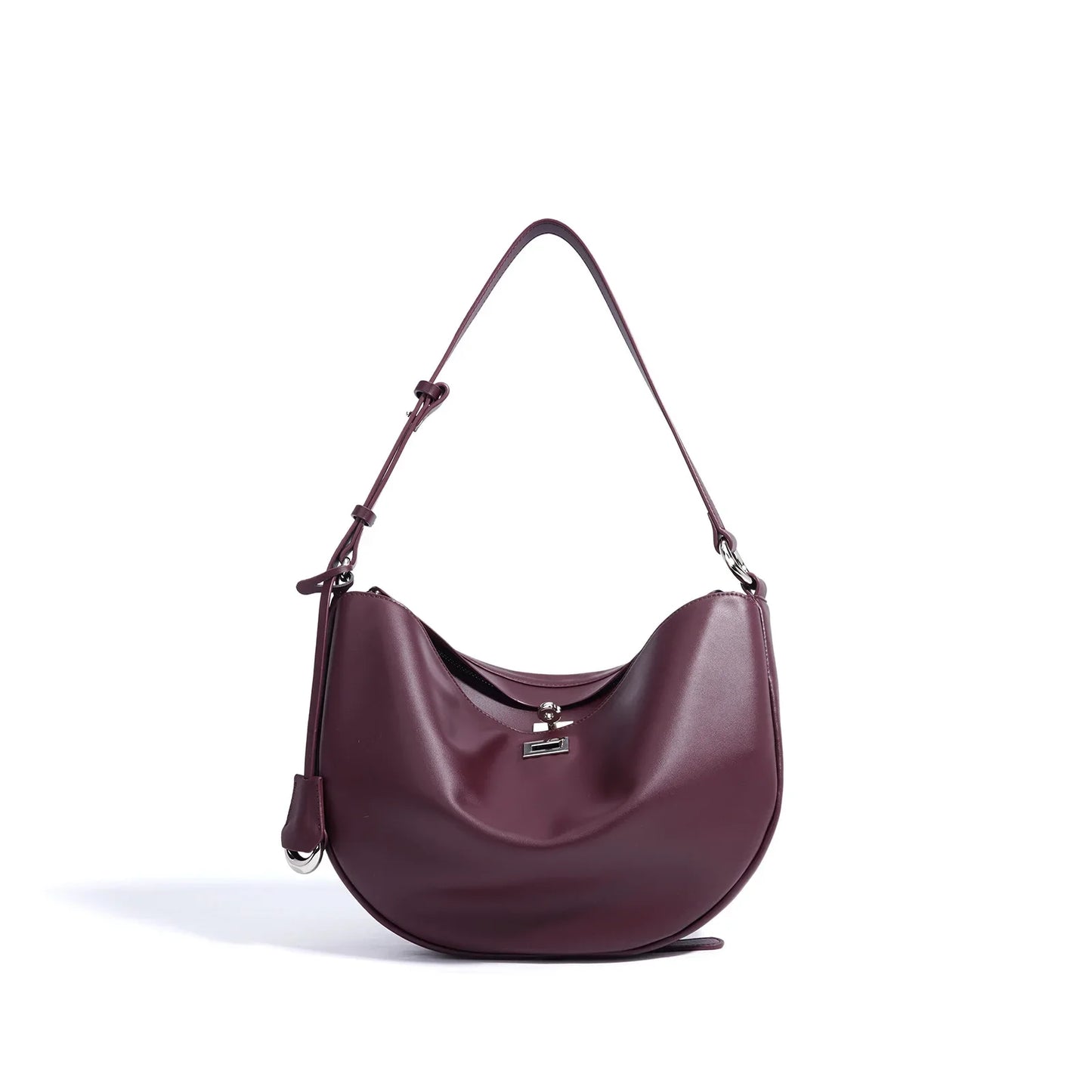 Motingsome New Designer Luxuy Hobos Bag Woman High Quality Natural Cow Genuine Leather Handbag Fashion Underarm Purses