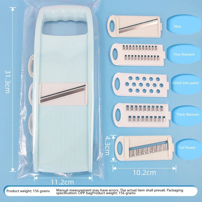 manufacturer 5 in 1 Multi-Functional Vegetable Chopper Onion Chopper Food Chopper Kitchen Mandoline Slicer Veggie Dicer Cutter Kitchen gadgets