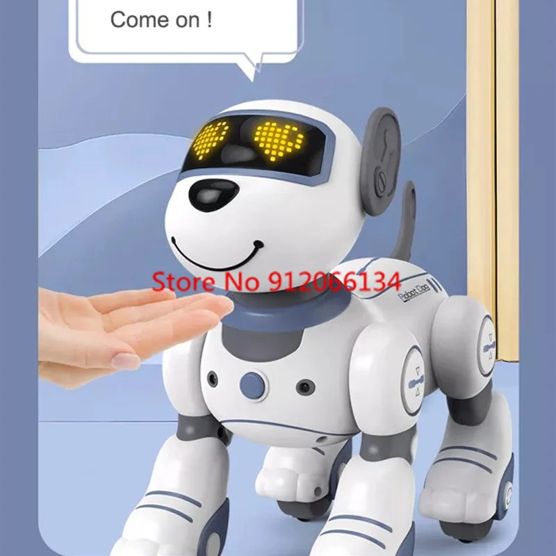 Smart RC Stunt Robot Dog Toy Roll Upside Down Touch Sensitive Coding AI Artifical Intelligence Remote Control Robot Dog Kit Toy