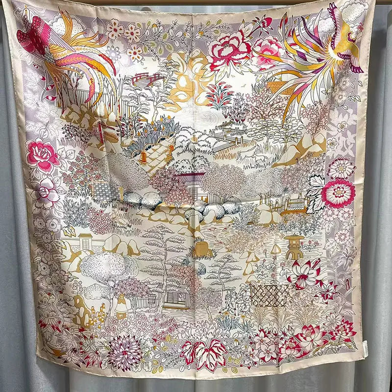 14MM 100% Twill Silk Scarf Shawl