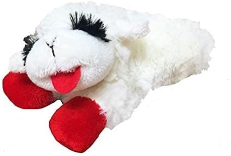 Manufacturer   Multipet Mini Lamb Chop Officially Licensed, Plush, Squeak Pet Toy (White, 10')    Dog toy