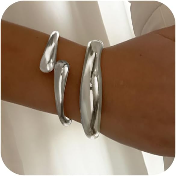 Manufacturer  Chunky Gold Bangles Bracelets for Women Gold Cuff Bracelet Set Waterproof Non Tarnish Stack Bracelet for Women Gifts  bracelets