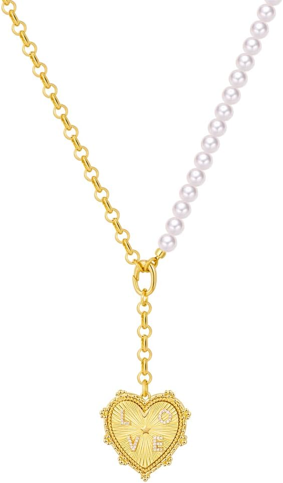 Manufacturer  CLASSYZINT 18K Gold Plated Coin Lion Head Pendant Necklace Chunky Paperclip Choker Necklace For Gifts On Birthday Holidays For Women Girls  Necklace