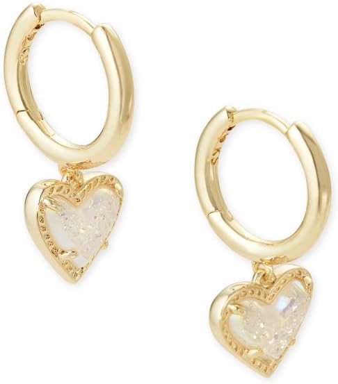 Manufacturer  Kendra Scott Ari Heart Huggie Earrings for Women, Fashion Jewelry  earring
