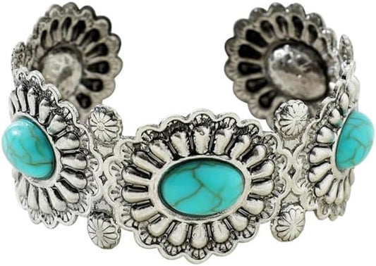 Manufacturer  Turquoise Cuff Bracelet,South Western Cowgirl Bangle Bracelets Bohemian Gift for Women  bracelets