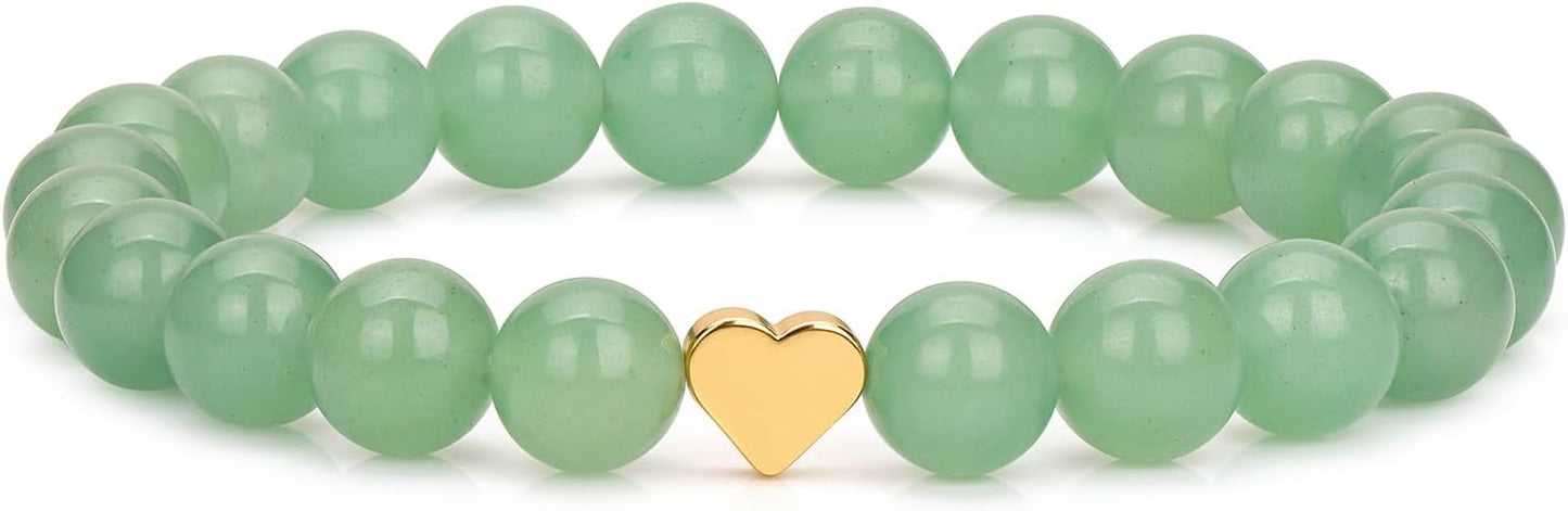 Manufacturer  GolbalJew Healing Bracelet For Women Anxiety Beaded Bracelets Jewelry Healing Stone Crystal Bracelet Stress Relief Yoga Beads Chakra Bracelets Gifts For Women pink  bracelets
