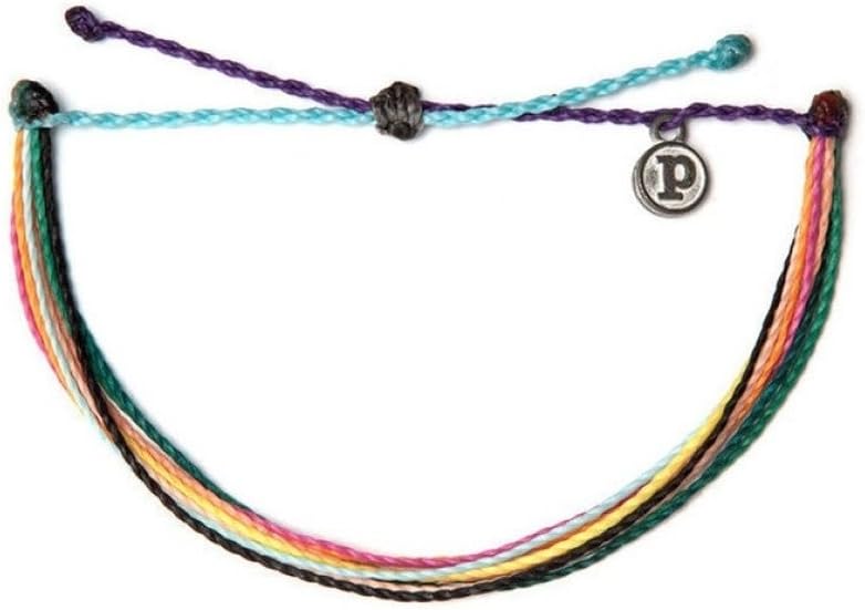 Manufacturer  Pura Vida Jewelry Bracelets - 100% Waterproof and Handmade w/Coated Charm, Adjustable Band  bracelets