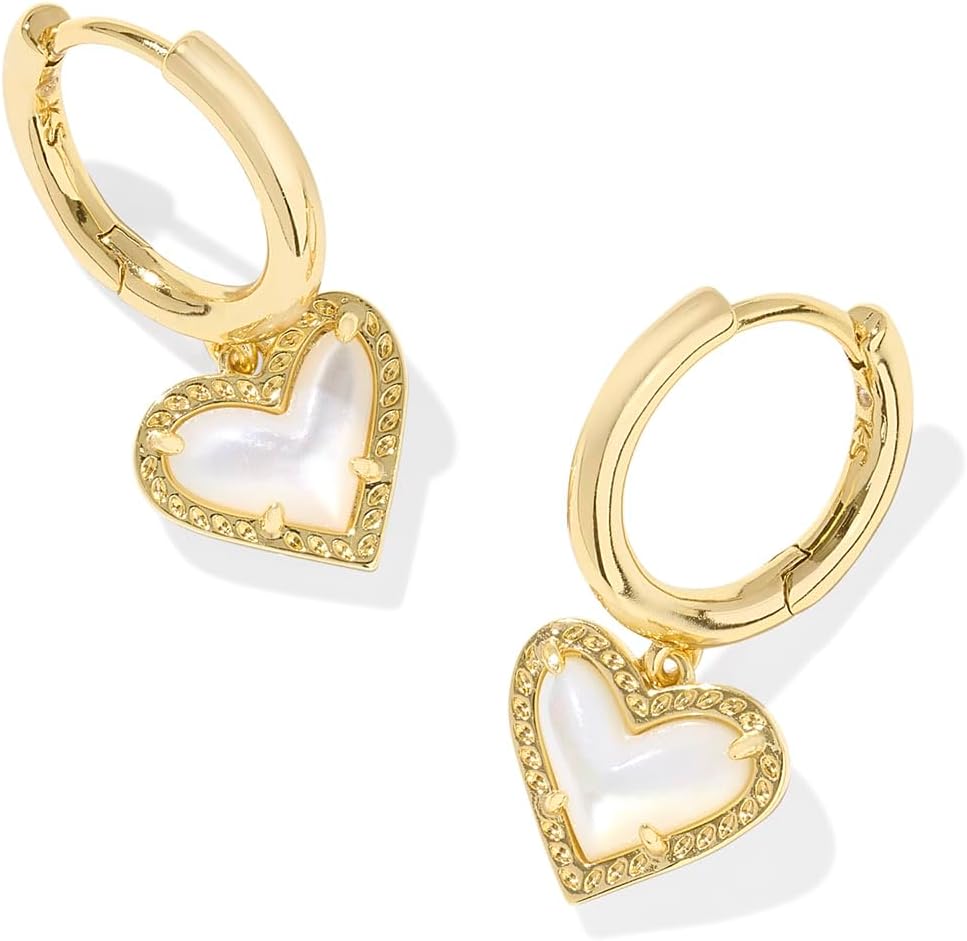 Manufacturer  Kendra Scott Ari Heart Huggie Earrings for Women, Fashion Jewelry  earring