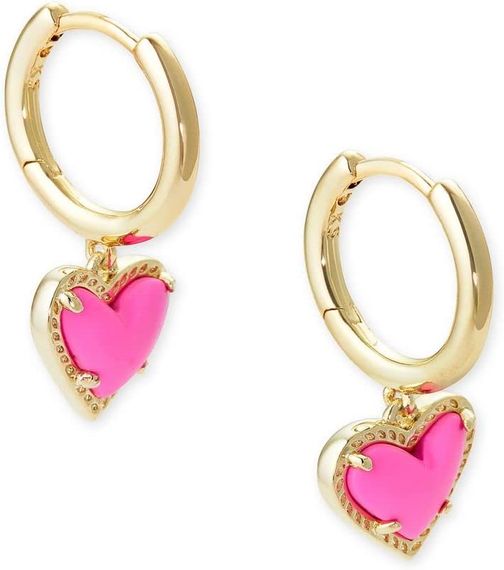 Manufacturer  Kendra Scott Ari Heart Huggie Earrings for Women, Fashion Jewelry  earring