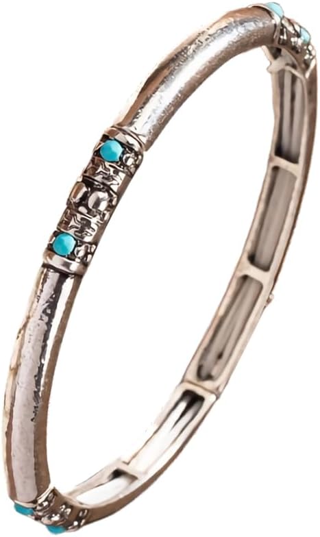 Manufacturer  Turquoise Cuff Bracelet,South Western Cowgirl Bangle Bracelets Bohemian Gift for Women  bracelets