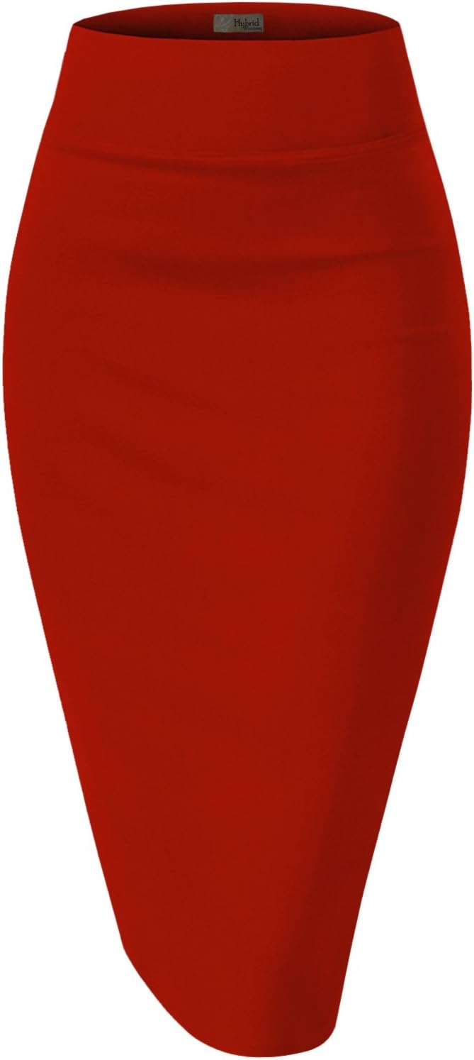 Manufacturer  Hybrid & Company Women's Premium Nylon Ponte Stretch High Waist Pencil Suit Skirts Below Knee