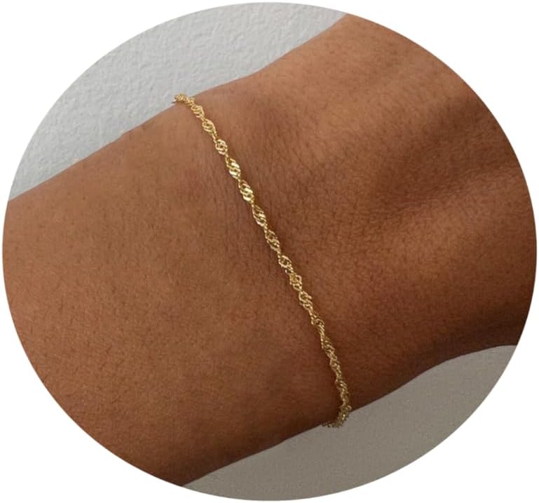 Manufacturer  18K Gold Plated Pearl Beaded Chain Cross Bracelets for Women Adjustable Stainless Steel Dainty Thin Gold Box Cuban Twisted Link Chain Bracelet Bridesmaid Jewelry  bracelets