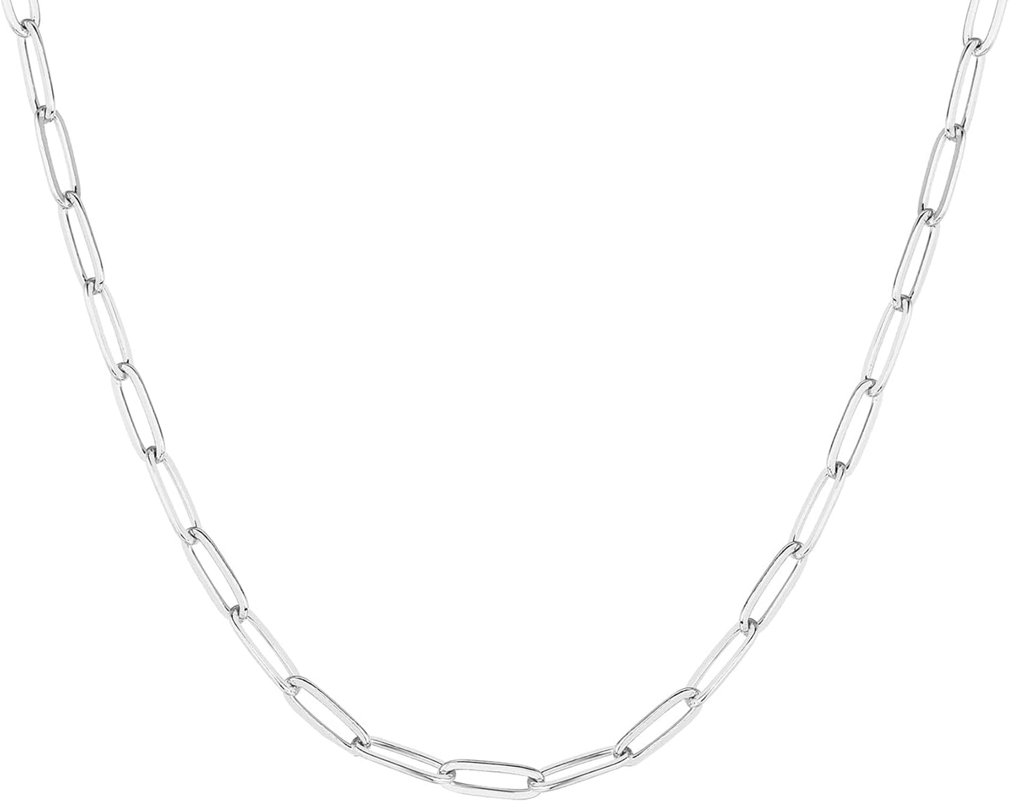 Manufacturer  PAVOI 14K Gold Plated Curb Paperclip Box Sphere Bead Snake Herringbone and Figaro Chain Adjustable Necklace  Necklace