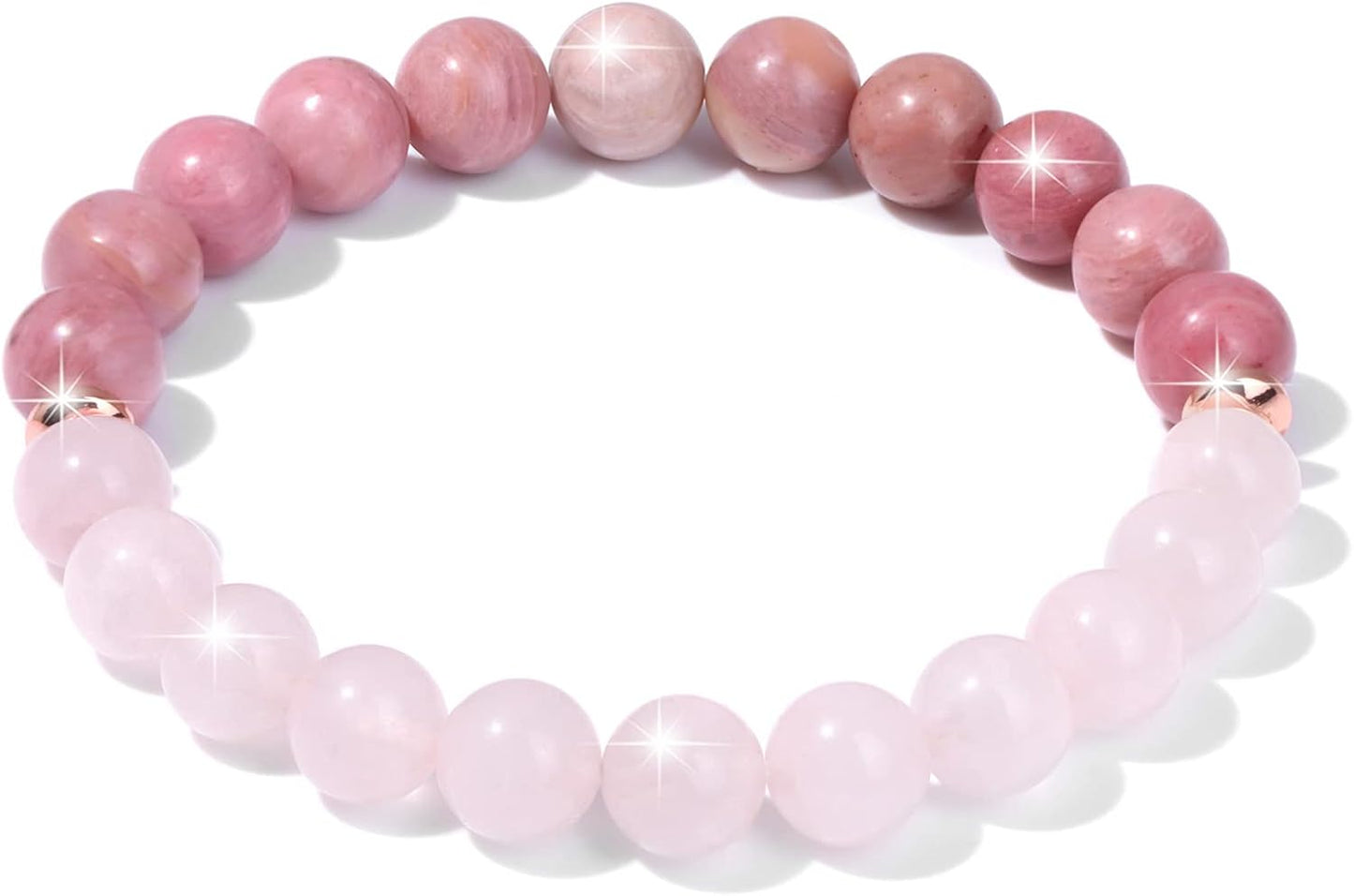 Manufacturer  GolbalJew Healing Bracelet For Women Anxiety Beaded Bracelets Jewelry Healing Stone Crystal Bracelet Stress Relief Yoga Beads Chakra Bracelets Gifts For Women pink  bracelets