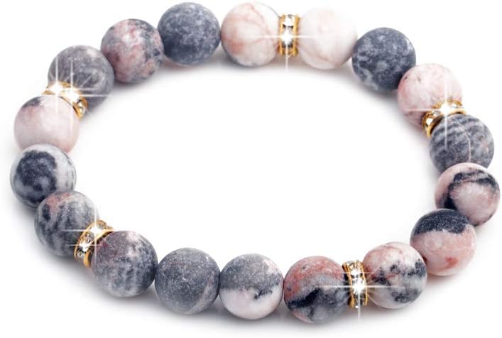 Manufacturer  Healing Bracelet For Women Anxiety Crystal Bracelet Chakra Beaded Bracelets Rose Quartz Crystals And Healing Stones Yoga Bead Bracelet Calming Stretch Bracelet Stress Relief Gifts For Women  bracelets