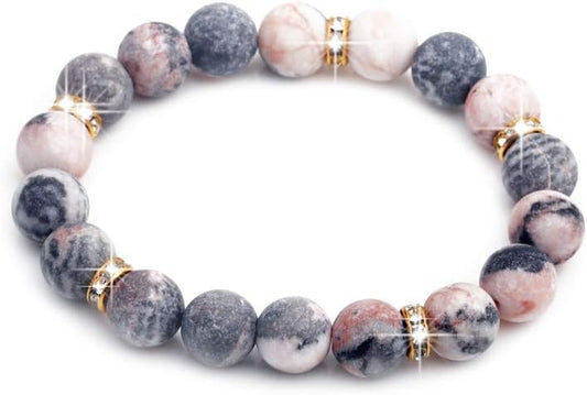 Manufacturer  Healing Bracelet For Women Anxiety Crystal Bracelet Chakra Beaded Bracelets Rose Quartz Crystals And Healing Stones Yoga Bead Bracelet Calming Stretch Bracelet Stress Relief Gifts For Women  bracelets