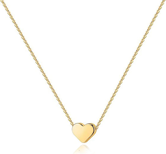 Manufacturer  PAVOI 14K Gold Plated Cubic Zirconia Heart Necklace | Cute Dainty Love Pendant Necklaces for Women  necklace
