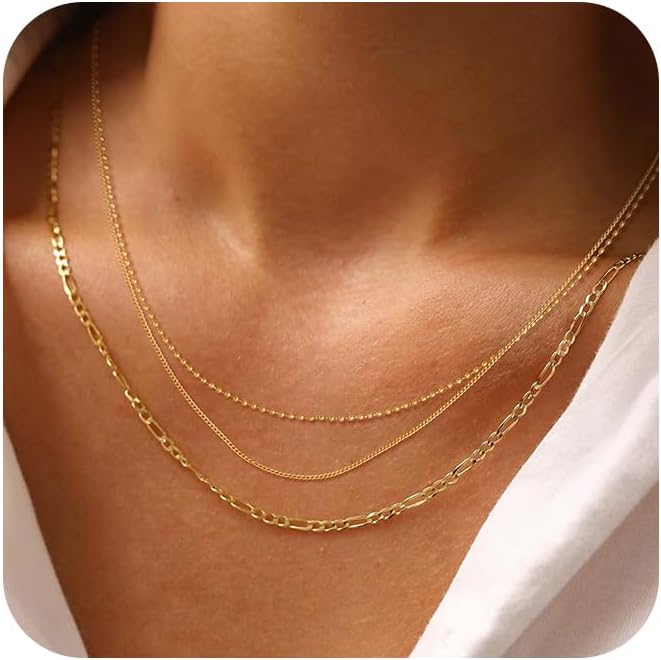Manufacturer  Freekiss Herringbone Necklace for Women,Dainty Gold Necklace,14k Gold Plated Snake,Gold Chain Choker Necklaces,Simple Gold Layered Necklaces,Gold Jewelry Gift for Women  Necklace