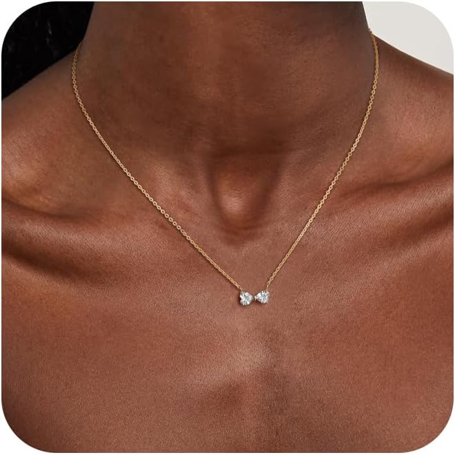 Manufacturer  Gold Necklace for Women - Bow Necklace 14K Dainty Gold Necklace Cute Small Tiny Bow Pendant Choker Chain Necklace Trendy Necklaces for Women Gold Jewelry Gift  Necklace