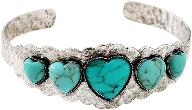 Manufacturer  Turquoise Cuff Bracelet,South Western Cowgirl Bangle Bracelets Bohemian Gift for Women  bracelets
