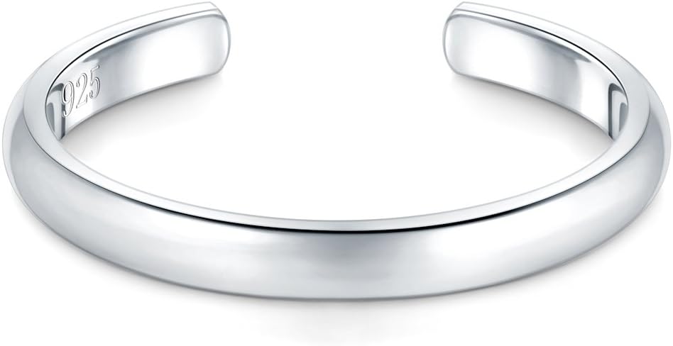 Manufacturer  BORUO Toe Rings - Sterling Silver Band Ring - Stylish Toe Rings For Women - Sterling Silver Rings for Gifting - Chic 925 Sterling Silver Rings - Toe Rings For Women With Gift Bag, 2 mm, 3mm, 4mm   rings