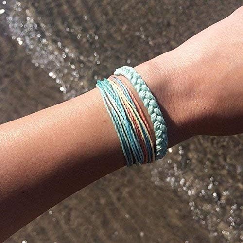 Manufacturer  Pura Vida Jewelry Bracelets - 100% Waterproof and Handmade w/Coated Charm, Adjustable Band  bracelets