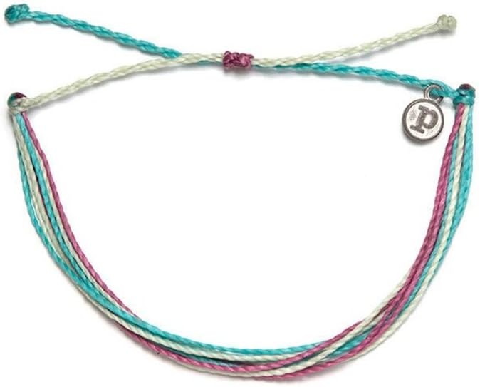 Manufacturer  Pura Vida Jewelry Bracelets - 100% Waterproof and Handmade w/Coated Charm, Adjustable Band  bracelets