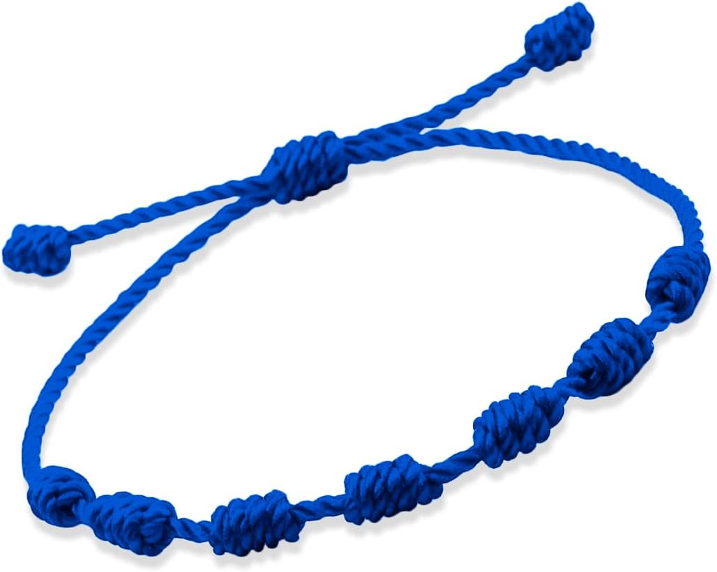 Manufacturer  PHITECUS Bracelet 7 knots for protection, Evil Eye and Good Luck. Buddisth String. Thread/Amulet for prosperity and success. Talisman for Womens, Mens, Girls, Boys. Cord Adjustable.  bracelets