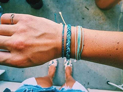 Manufacturer  Pura Vida Jewelry Bracelets - 100% Waterproof and Handmade w/Coated Charm, Adjustable Band  bracelets