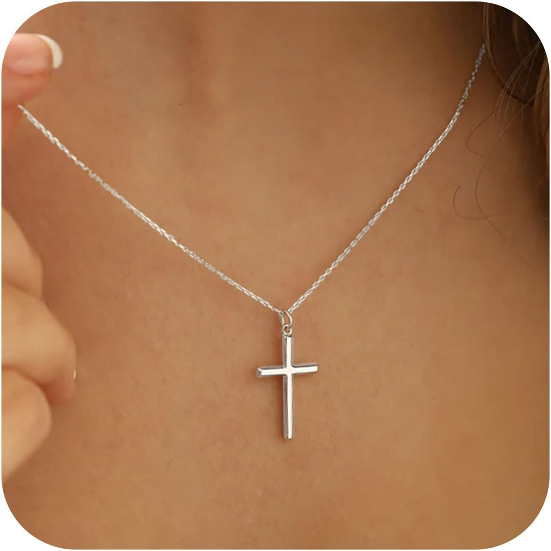 Manufacturer  MONOZO Cross Necklace for Women，14K Gold Plated Cross Necklace Layered Gold Cross Necklace Tiny Sideway Cross Choker Necklace Gold Cross Necklaces for Women Trendy Gold Jewelry Gifts for Women Trendy  necklace