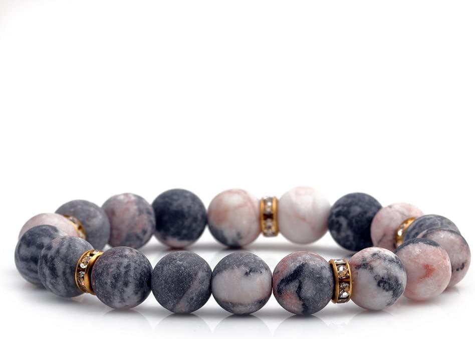 Manufacturer  Healing Bracelet For Women Anxiety Crystal Bracelet Chakra Beaded Bracelets Rose Quartz Crystals And Healing Stones Yoga Bead Bracelet Calming Stretch Bracelet Stress Relief Gifts For Women  bracelets