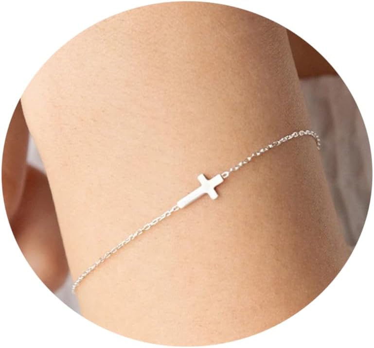 Manufacturer  18K Gold Plated Pearl Beaded Chain Cross Bracelets for Women Adjustable Stainless Steel Dainty Thin Gold Box Cuban Twisted Link Chain Bracelet Bridesmaid Jewelry  bracelets
