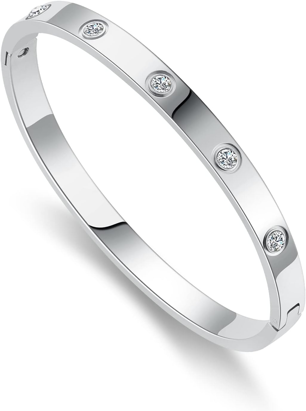 Manufacturer  Gold Bracelets for Women Friendship Love Bangle Bracelets Cubic Zirconia Stainless Steel Bracelet Jewelry Birthday Gifts for Women Stocking Stuffers  bracelets
