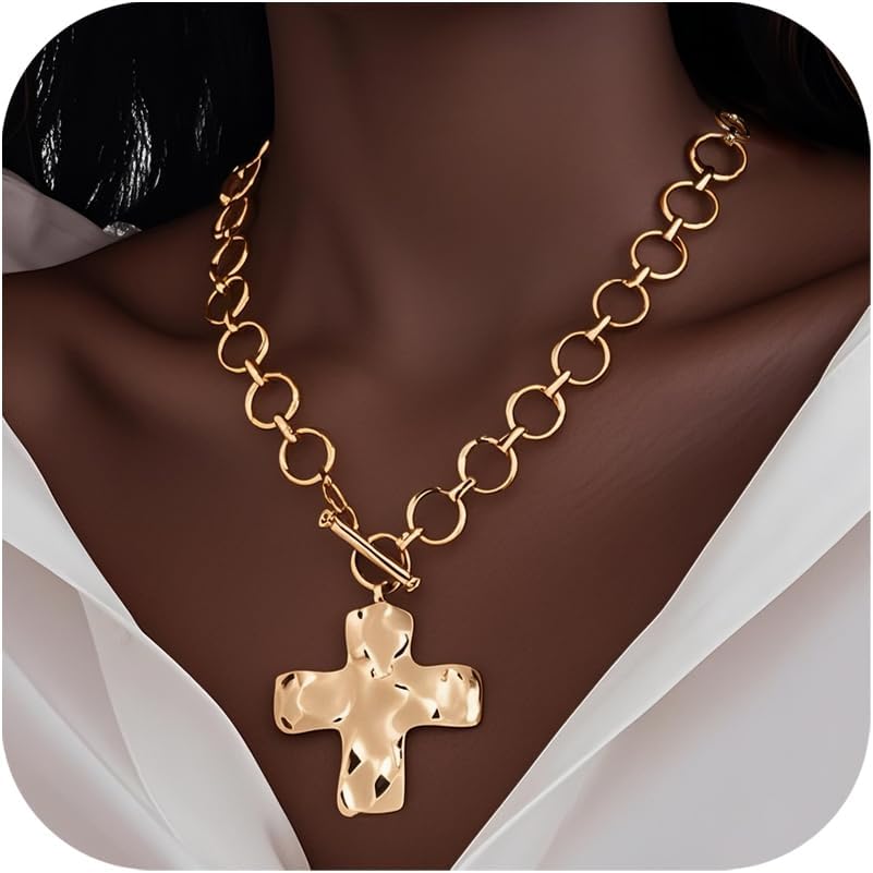 Manufacturer  CSIYANJRY99 Chunky Gold Necklaces for Women,Multilayer Punk 80s Hip Hop Necklace,Layered Cuban Link Chain Statement Necklace 90s Freaknik Outfit Accessories for Women  necklace