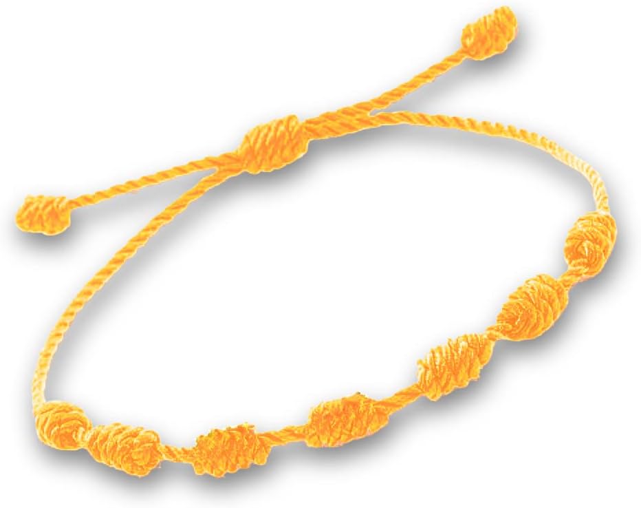 Manufacturer  PHITECUS Bracelet 7 knots for protection, Evil Eye and Good Luck. Buddisth String. Thread/Amulet for prosperity and success. Talisman for Womens, Mens, Girls, Boys. Cord Adjustable.  bracelets