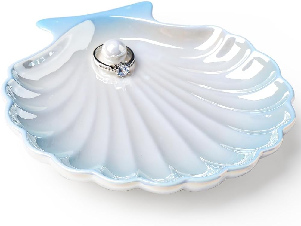 Manufacturer  AISBUGUR Jewelry Dish Set of 2, Large Jewelry Tray for More Jewelry Ring Dish Jewelry Bowl with Beautiful Package and Greeting Card Perfect for Birthday Gifts for Women   rings