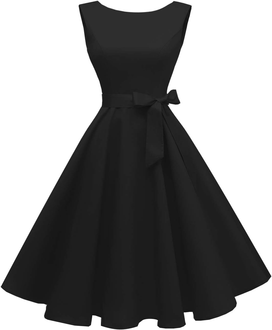 Manufacturer  Hanpceirs Women's Boatneck Sleeveless Swing Vintage 1950s Cocktail Dress New dresses