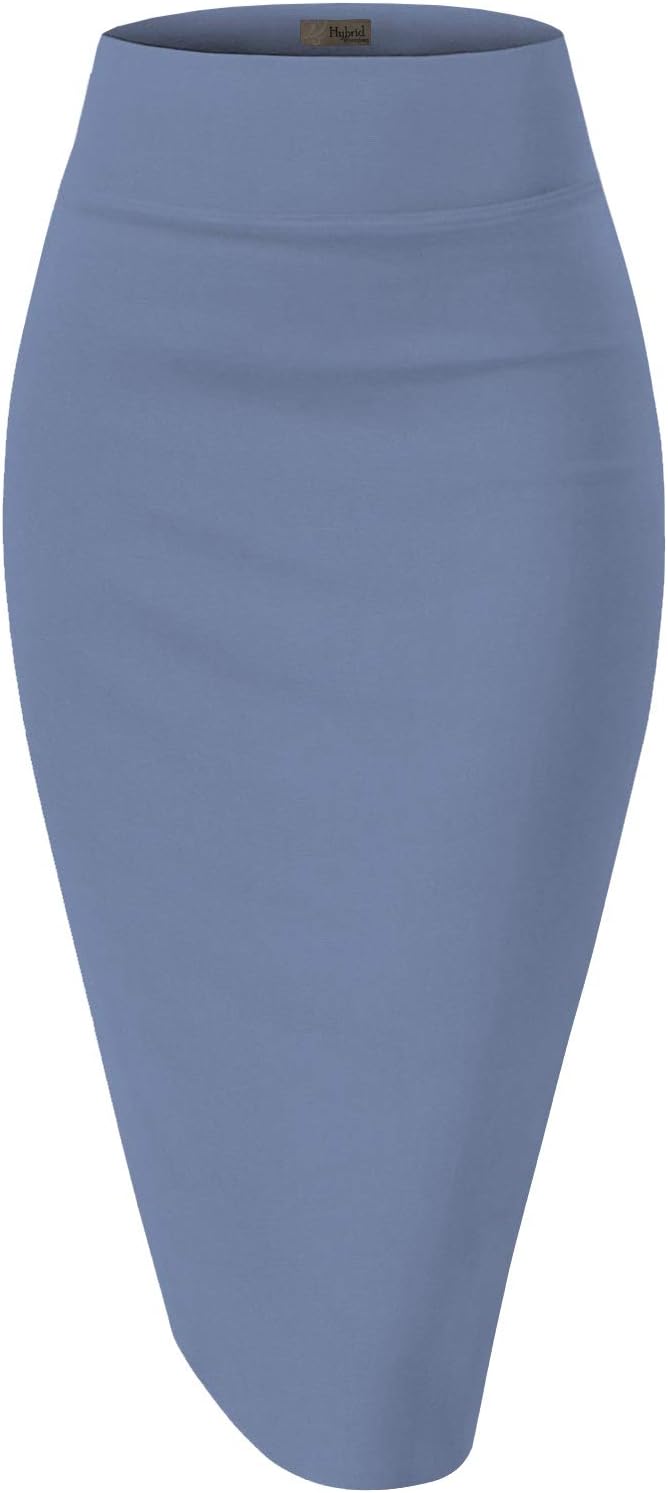 Manufacturer  Hybrid & Company Women's Premium Nylon Ponte Stretch High Waist Pencil Suit Skirts Below Knee