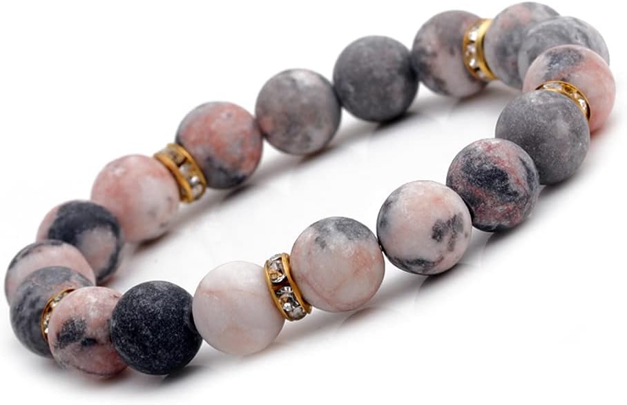 Manufacturer  Healing Bracelet For Women Anxiety Crystal Bracelet Chakra Beaded Bracelets Rose Quartz Crystals And Healing Stones Yoga Bead Bracelet Calming Stretch Bracelet Stress Relief Gifts For Women  bracelets