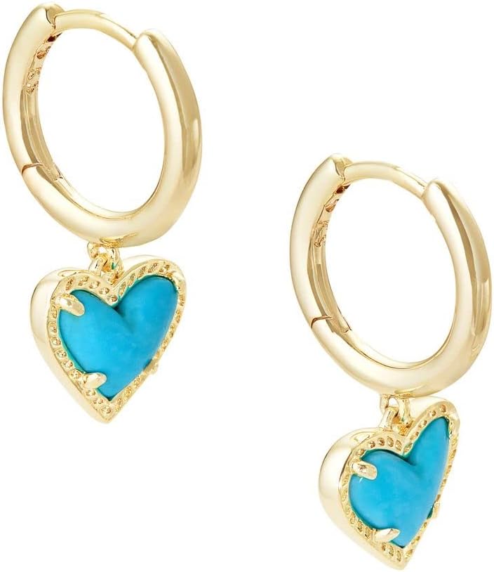 Manufacturer  Kendra Scott Ari Heart Huggie Earrings for Women, Fashion Jewelry  earring