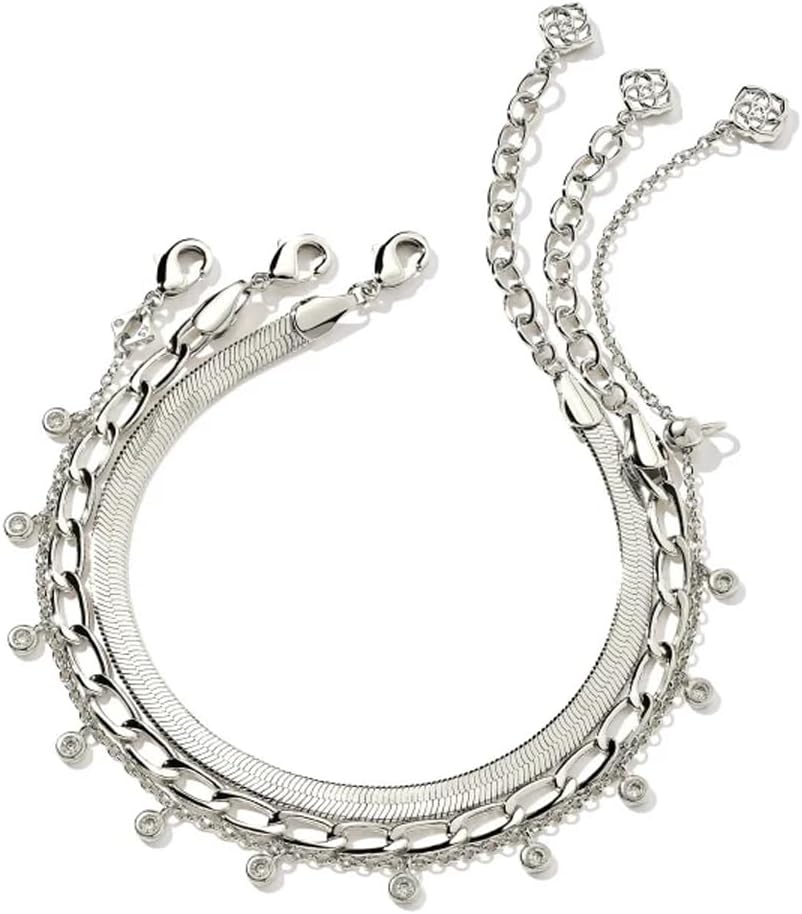 Manufacturer  Kendra Scott Kassie Set of 3 Chain Bracelets, Fashion Jewelry for Women  bracelets
