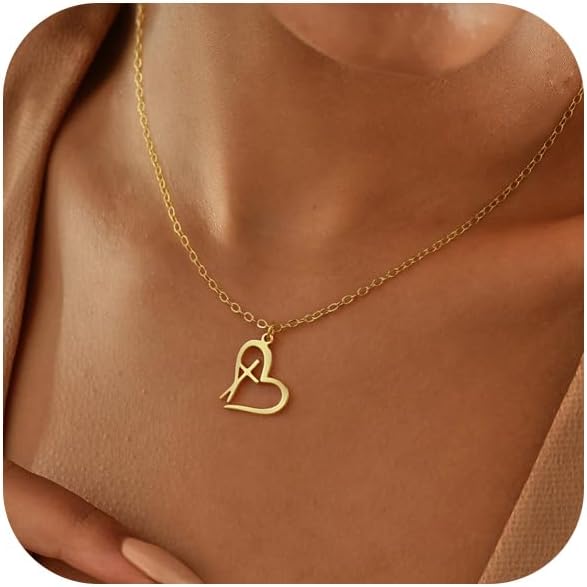 Manufacturer  Cross Necklace for Women 14K Gold Silver Plated Dainty Small Cross Pendant Choker Simple Trendy Cute Cross Charm Chain Necklace Easter Basket Stuffers Baptism Religious Faith Jewelry Gift  Necklace