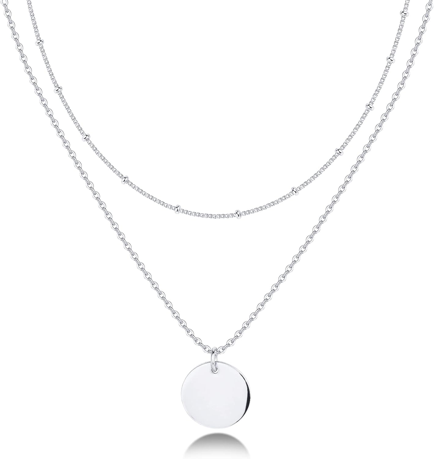 Manufacturer  PAVOI 14K Gold Plated Layering Necklaces | Stylish Minimalist Design Pendant Necklaces | Butterfly, Heart, Lock, Evil Eye, Coin, Lightning Bolt, Circle, Cross Pendants for Women  Necklace