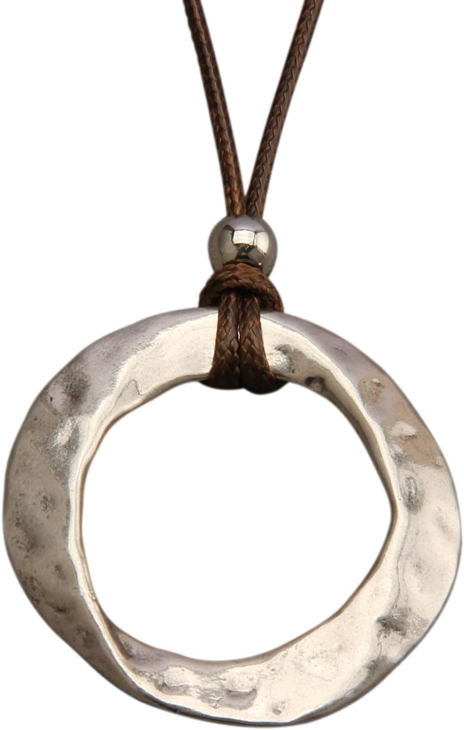 Manufacturer  Boho Necklaces for Women Chunky Circle Necklace Layered Boho Circle Leather Choker Necklace Long Vintage Necklaces Bohemian Jewlery Gifts  necklace