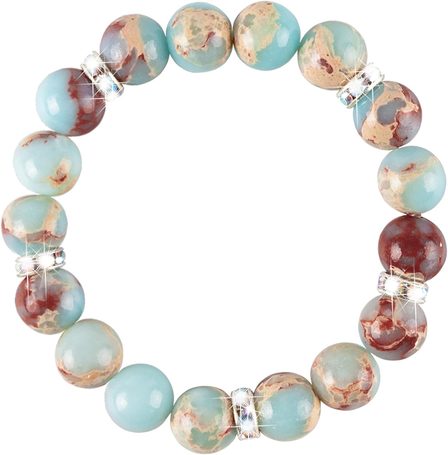 Manufacturer  Healing Bracelet For Women Anxiety Crystal Bracelet Chakra Beaded Bracelets Rose Quartz Crystals And Healing Stones Yoga Bead Bracelet Calming Stretch Bracelet Stress Relief Gifts For Women  bracelets
