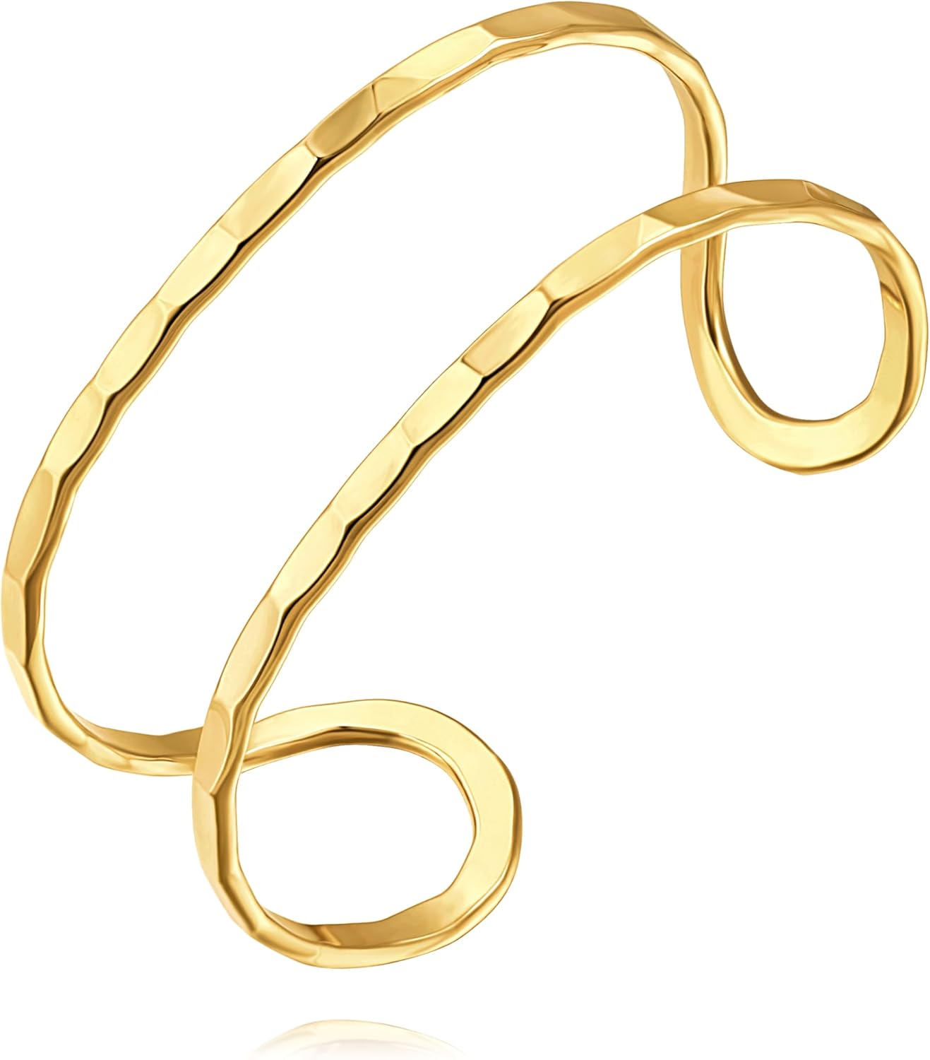 Manufacturer  PERNNLA PEARL Dainty Gold Bar Bracelet for Women Simple Delicate Thin Cuff Bangle Hook Bracelet 18K Gold Plated Handmade Minimalist Jewelry  bracelets