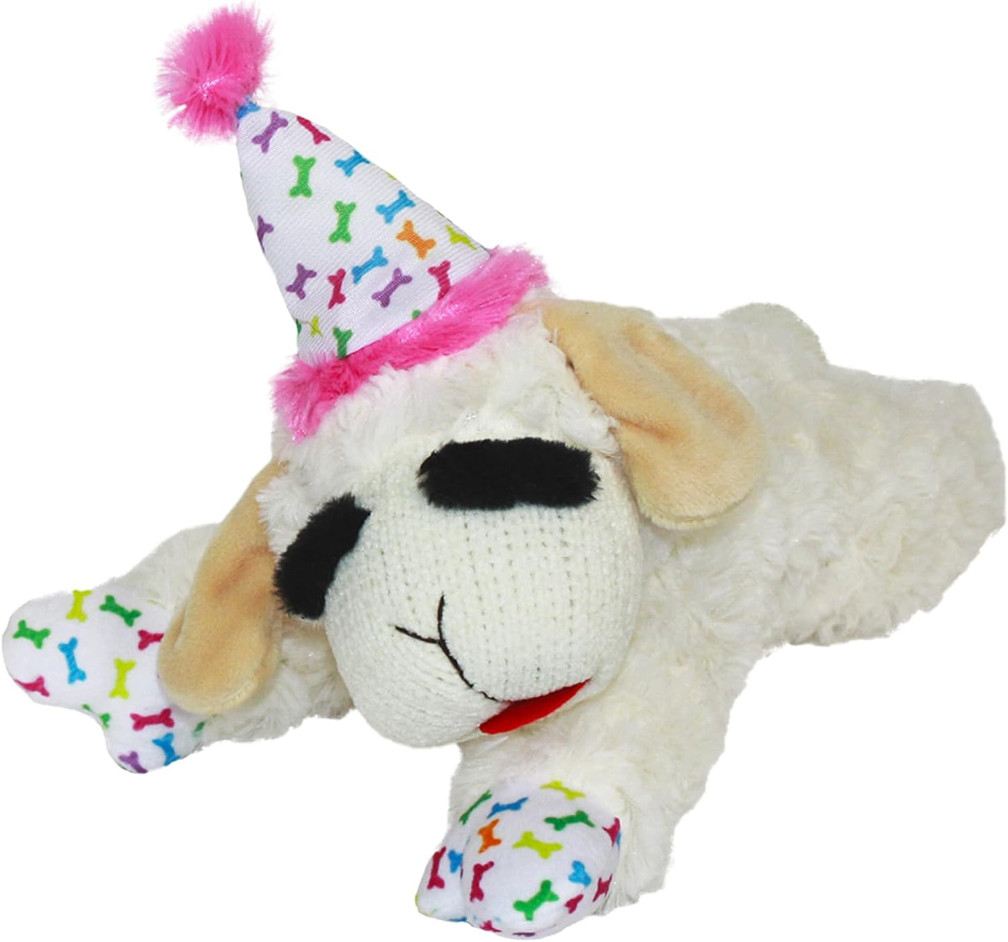 Manufacturer   Multipet Mini Lamb Chop Officially Licensed, Plush, Squeak Pet Toy (White, 10')    Dog toy
