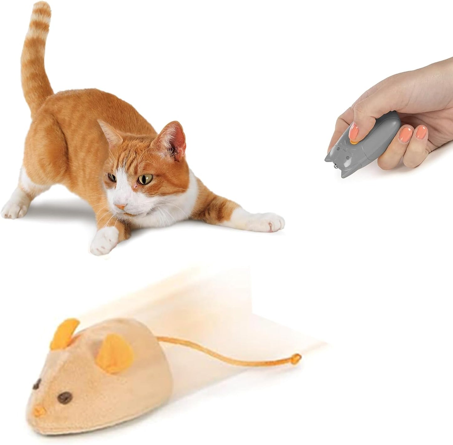 Manufacturer  SmartyKat Electronic Motion/Moving Toys for Cats & Kittens, Battery Powered, Mimics Motion of Real Prey, Fun & Interactive Play - Multiple Styles    Cat toy