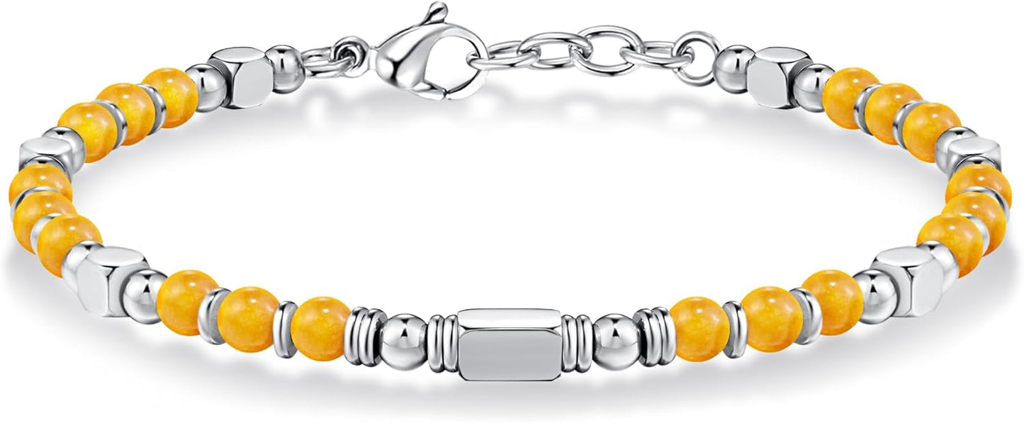 Manufacturer  Beaded Bracelets for Women - Silver and Gold Boho Bracelets, Trendy Jewelry Gifts for Lover, Mom, Friends  bracelets
